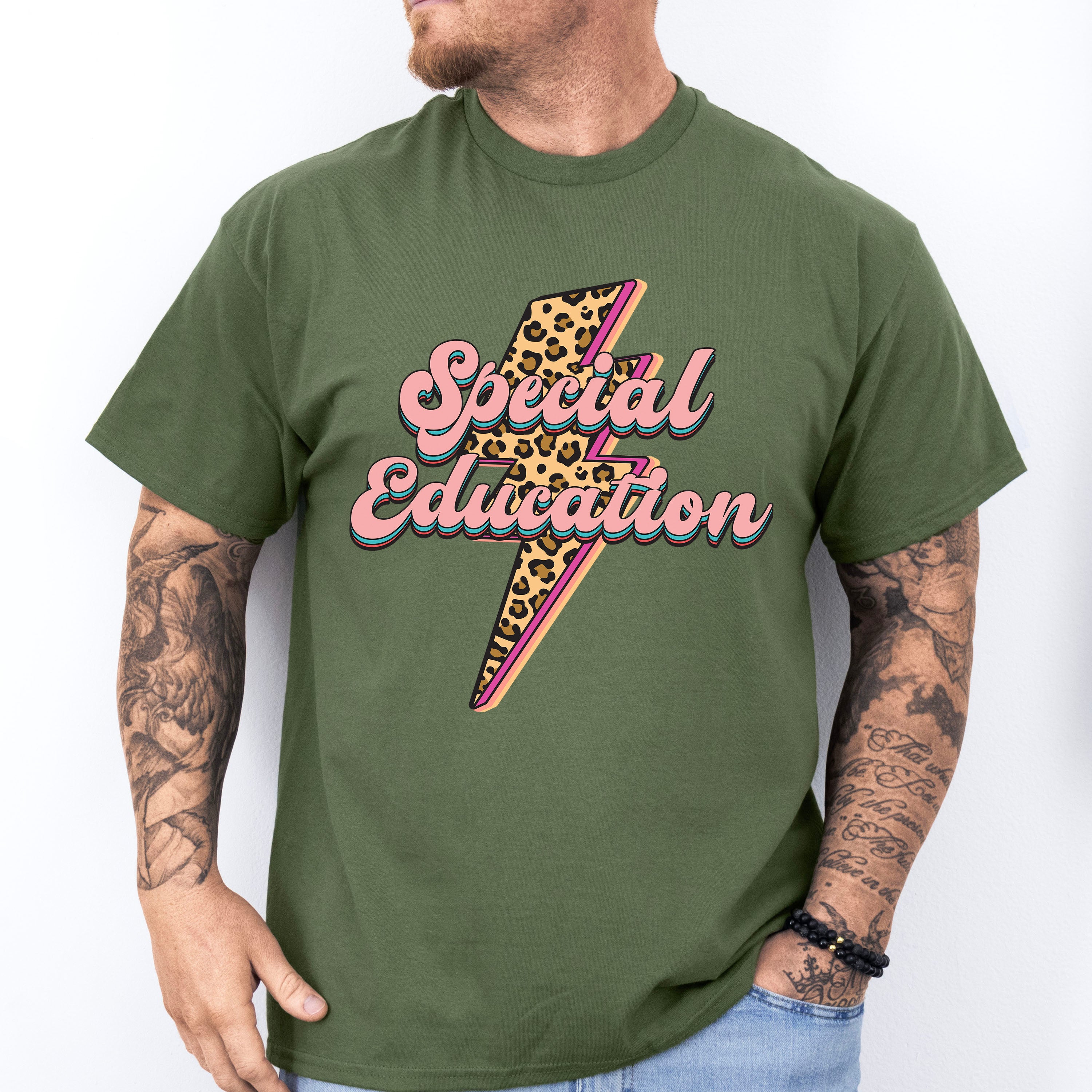 Special Education Lightning Design - Special Education Unisex Crewneck T-Shirt Sweatshirt Hoodie
