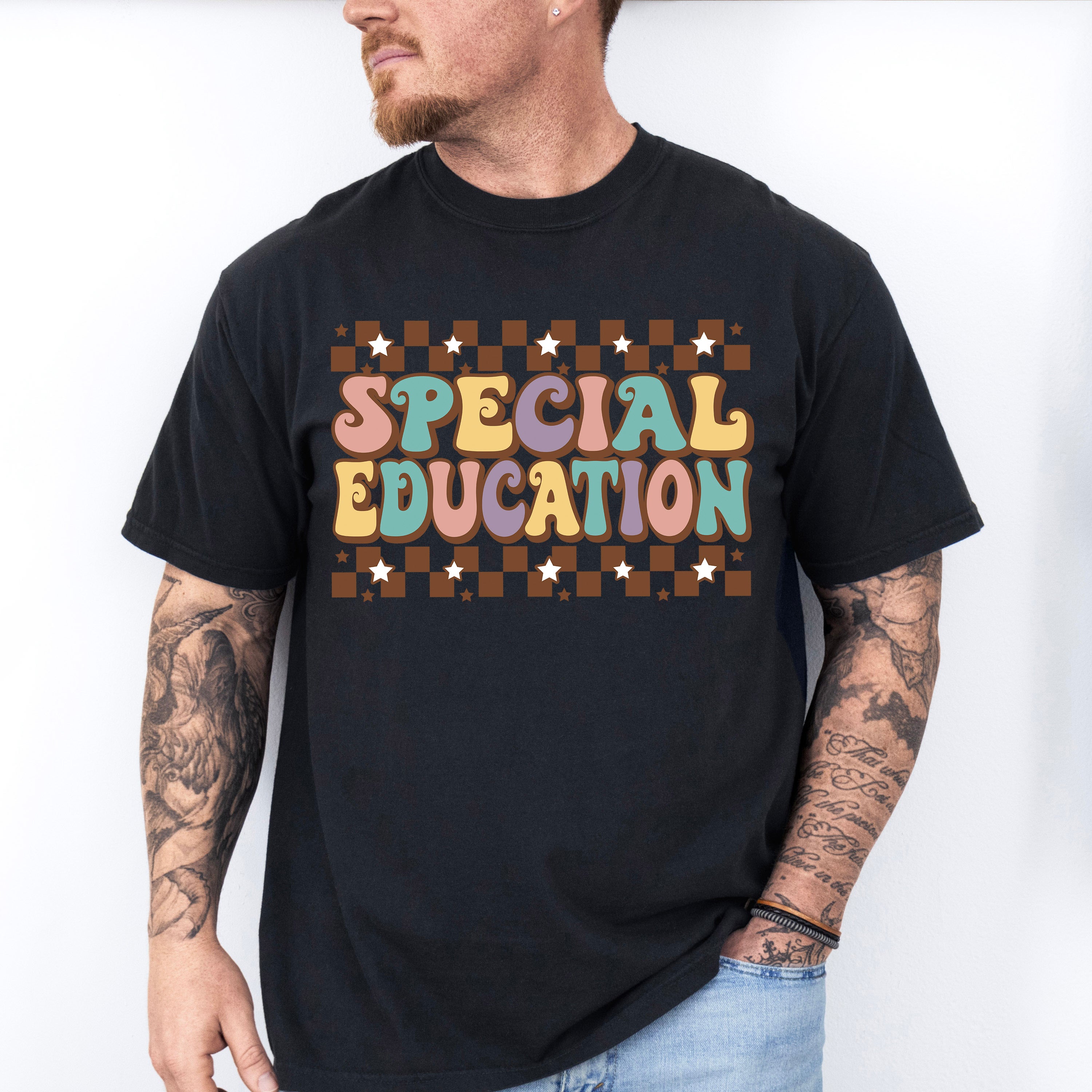 Retro Special Education Design - Special Education Unisex Crewneck T-Shirt Sweatshirt Hoodie