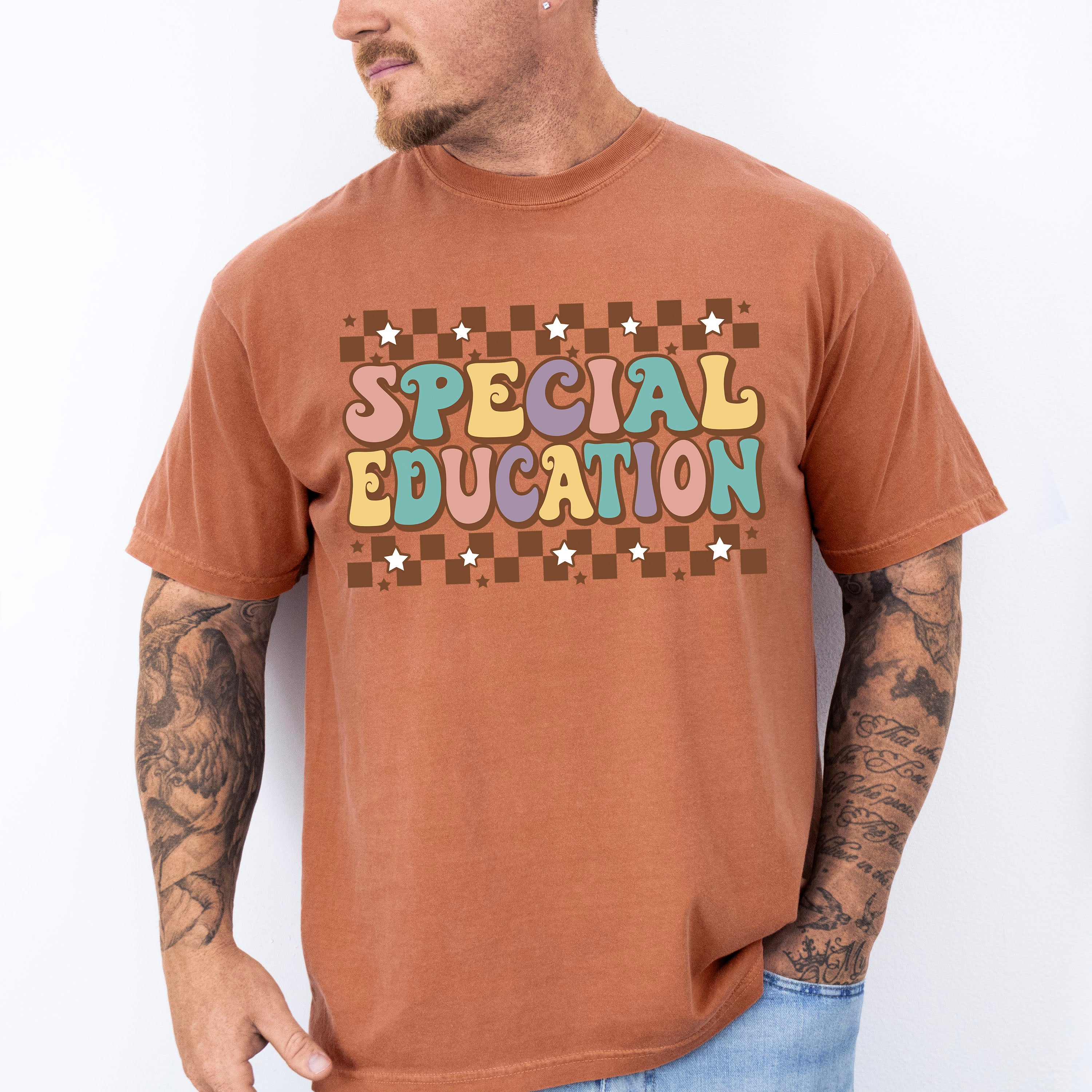 Retro Special Education Design - Special Education Unisex Crewneck T-Shirt Sweatshirt Hoodie