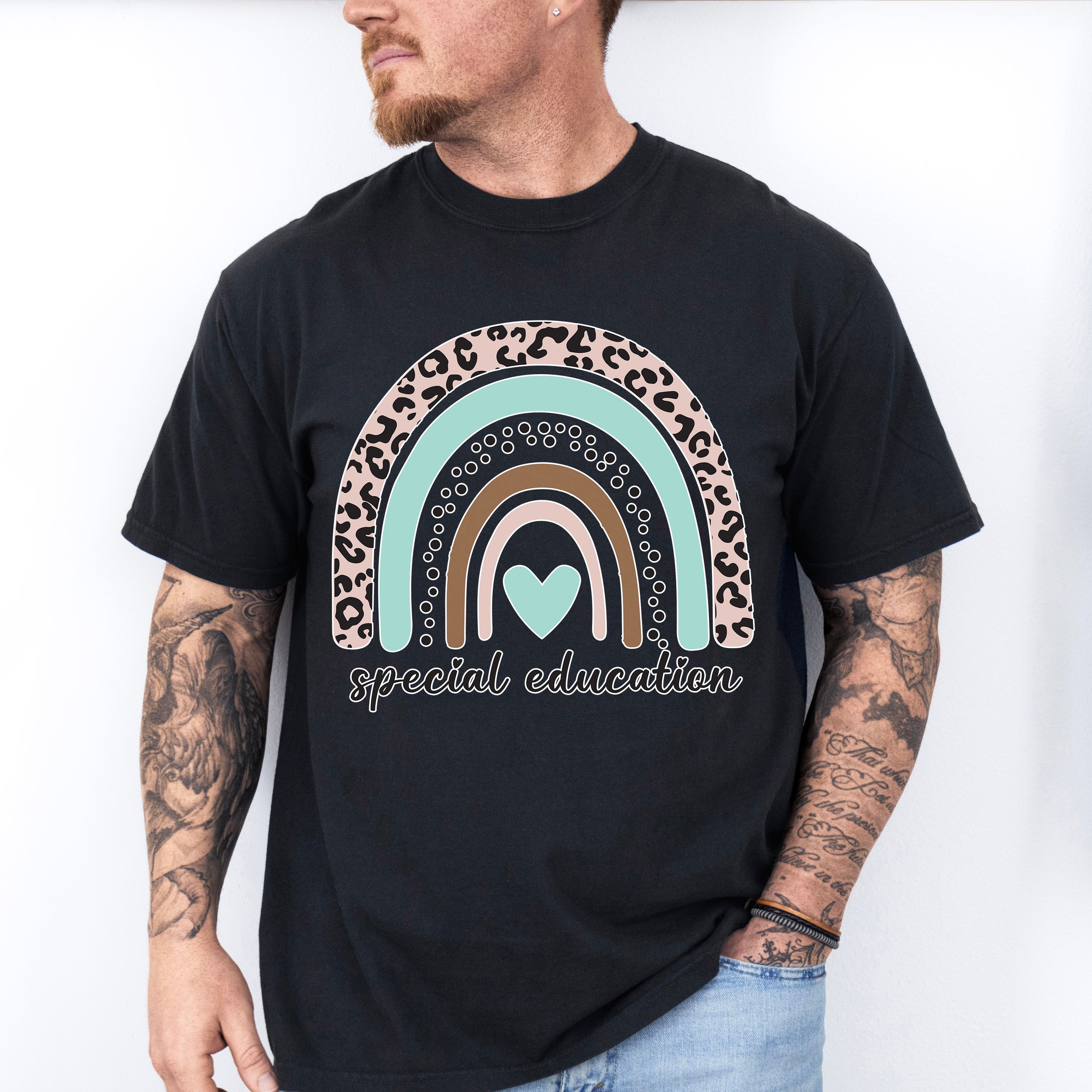 Special Education Heart Design - Special Education Unisex Crewneck T-Shirt Sweatshirt Hoodie