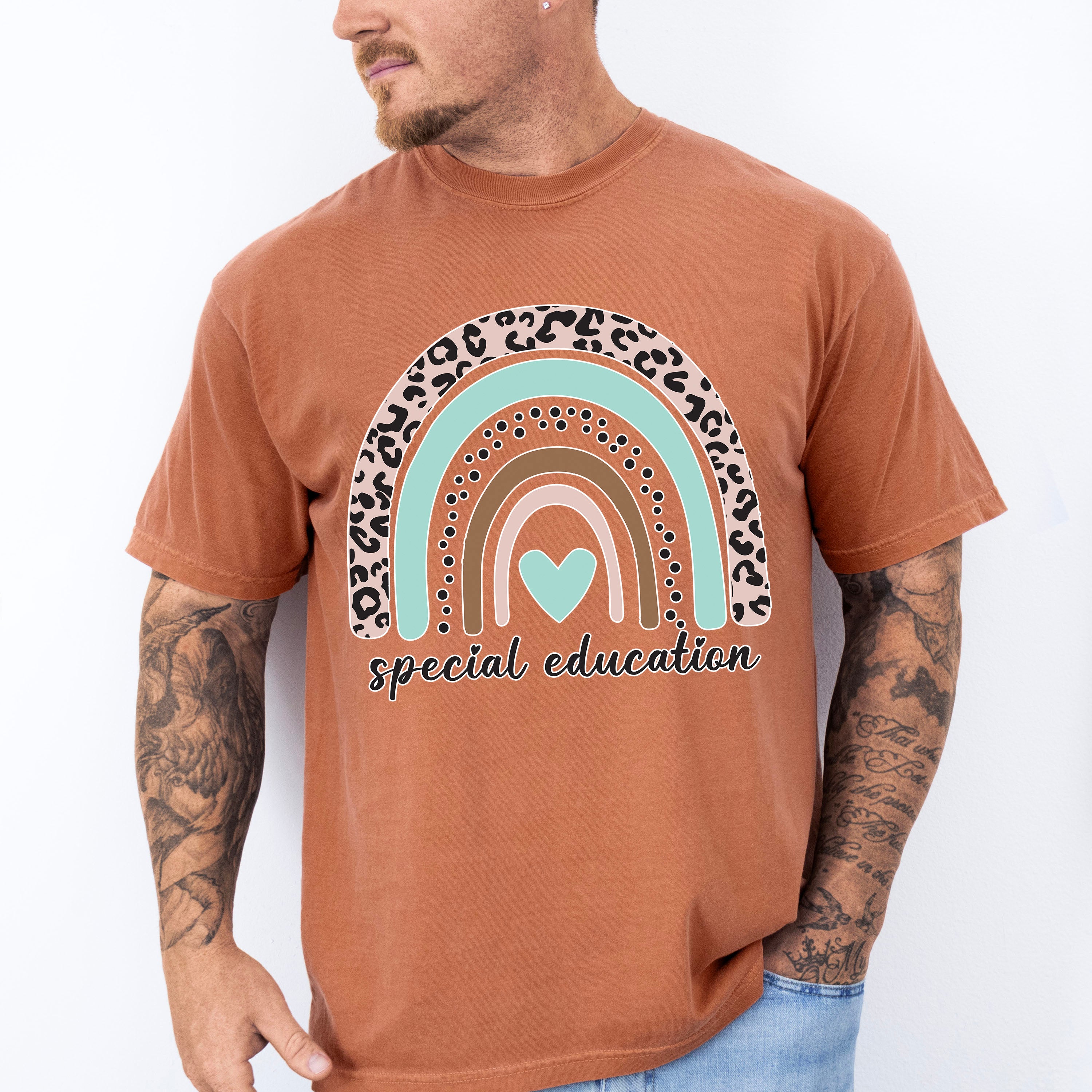 Special Education Heart Design - Special Education Unisex Crewneck T-Shirt Sweatshirt Hoodie