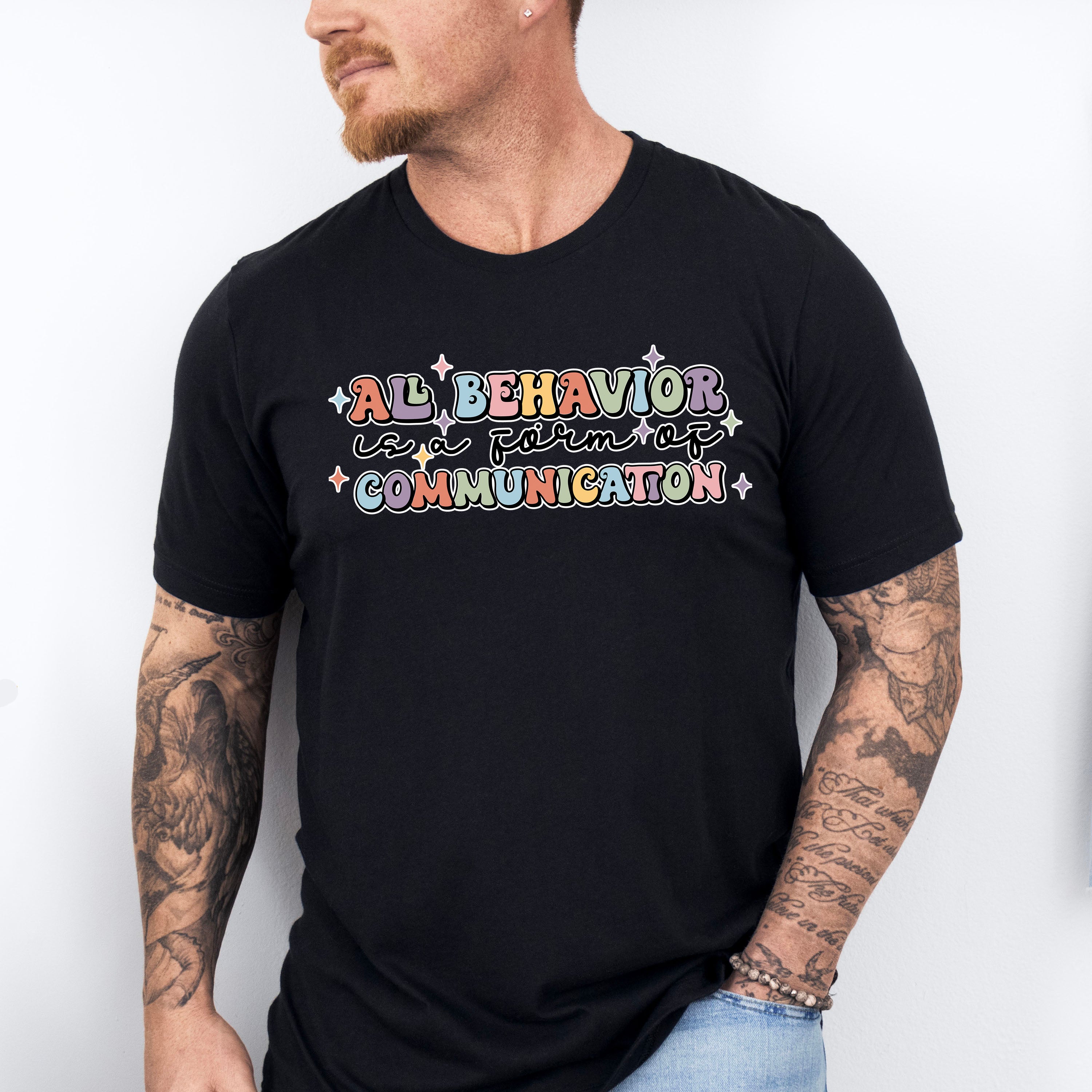 All Behavior Communication Design - Special Education Unisex Crewneck T-Shirt Sweatshirt Hoodie