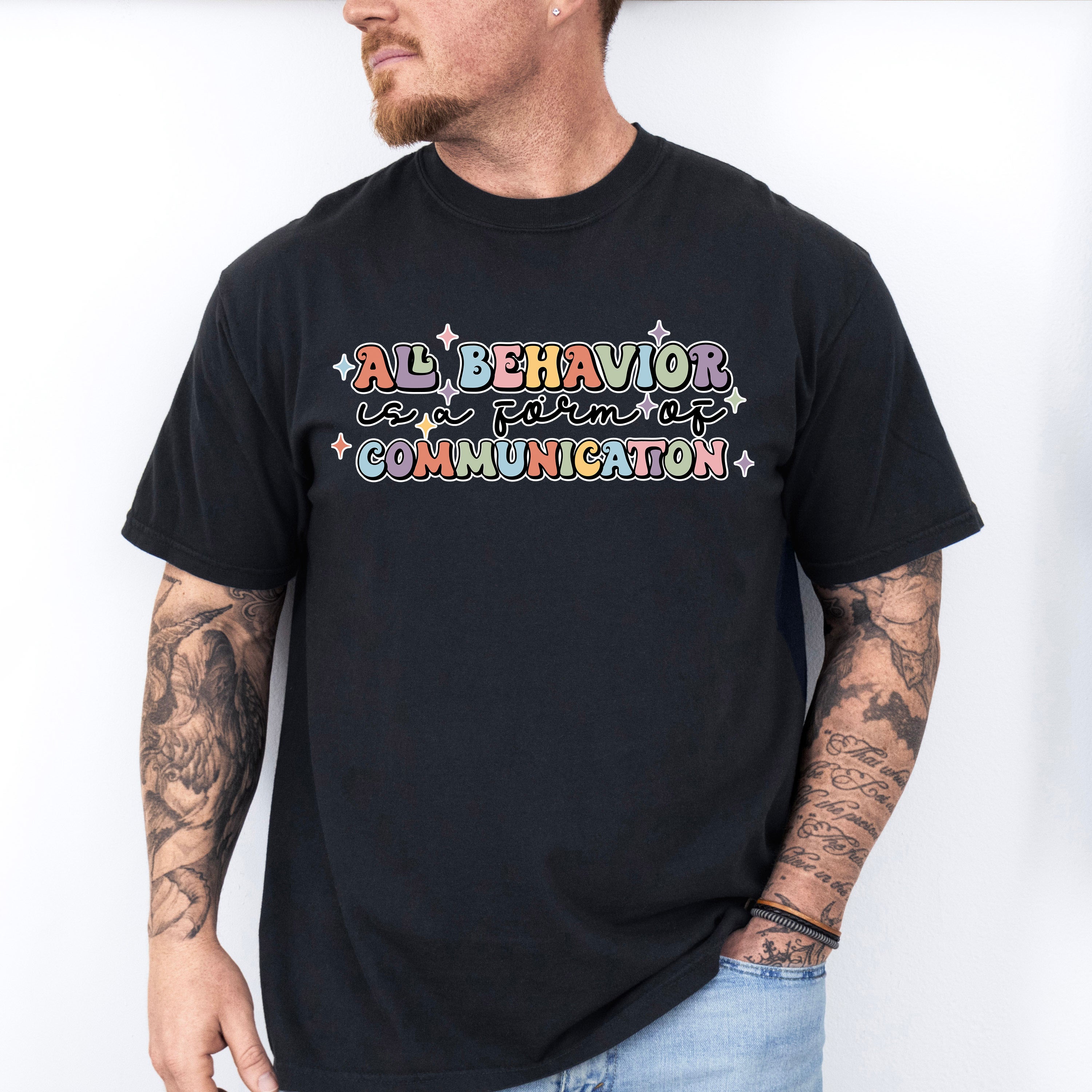All Behavior Communication Design - Special Education Unisex Crewneck T-Shirt Sweatshirt Hoodie