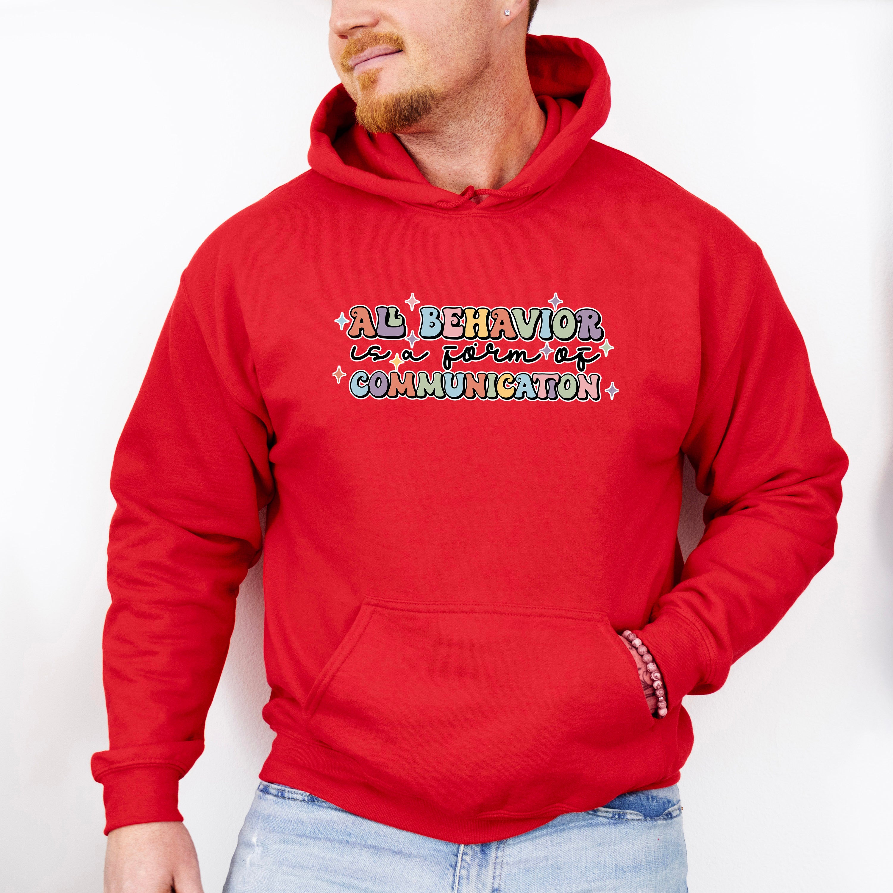 All Behavior Communication Design - Special Education Unisex Crewneck T-Shirt Sweatshirt Hoodie