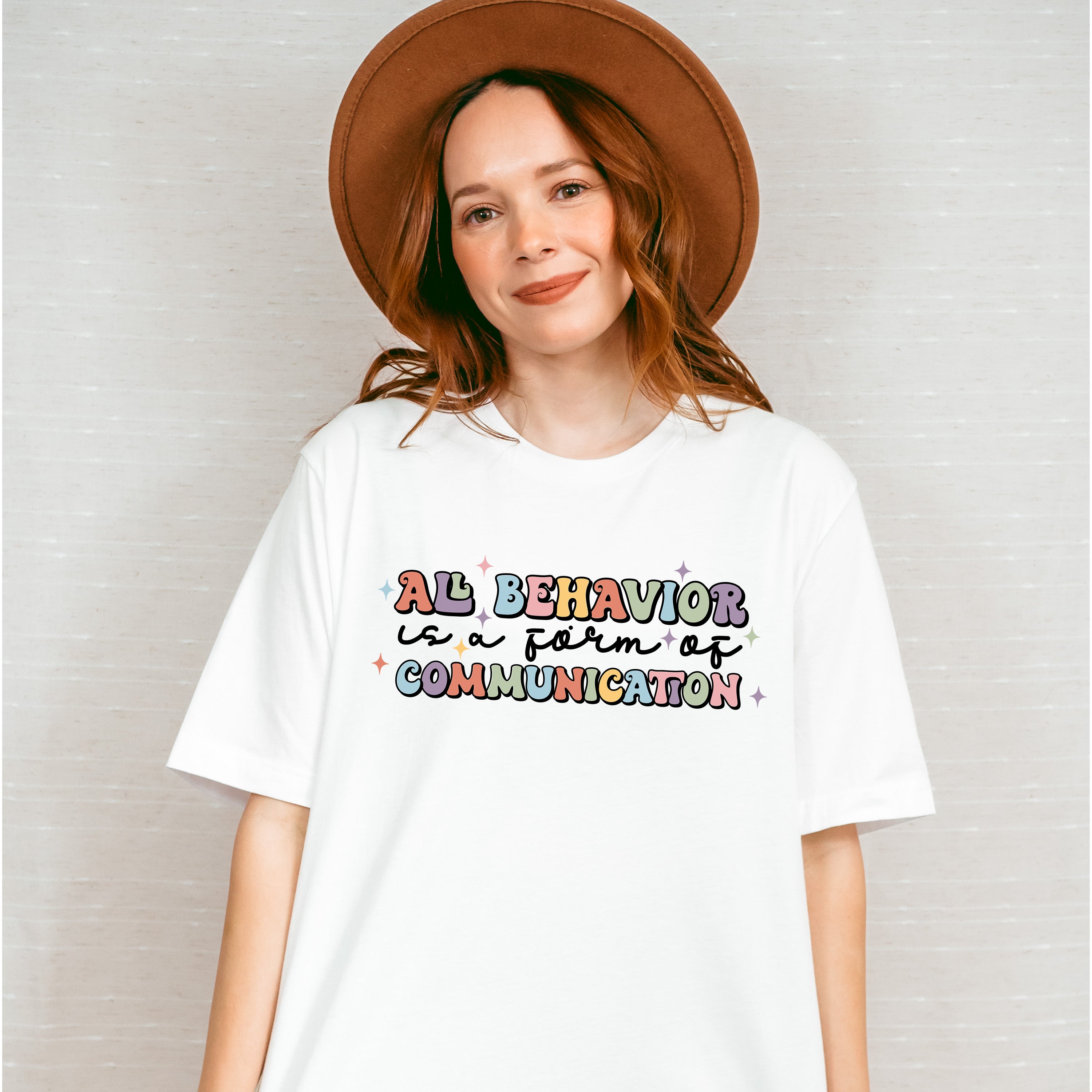 All Behavior Communication Design - Special Education Unisex Crewneck T-Shirt Sweatshirt Hoodie