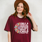 Retro Special Person Can Hear What A Child Cannot Say Design - Special Education Unisex Crewneck T-Shirt Sweatshirt Hoodie