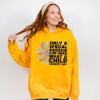 Retro Special Person Can Hear What A Child Cannot Say Design - Special Education Unisex Crewneck T-Shirt Sweatshirt Hoodie