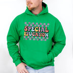 Retro Special Education Star Design - Special Education Unisex Crewneck T-Shirt Sweatshirt Hoodie