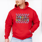 Retro Special Education Star Design - Special Education Unisex Crewneck T-Shirt Sweatshirt Hoodie