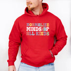 Normalize Minds Of All Kinds Design - Special Education Unisex Crewneck T-Shirt Sweatshirt Hoodie