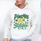 Pinches Get Stitches - St. Patrick's Day Theme Unisex Crewneck T-Shirt Sweatshirt Hoodie