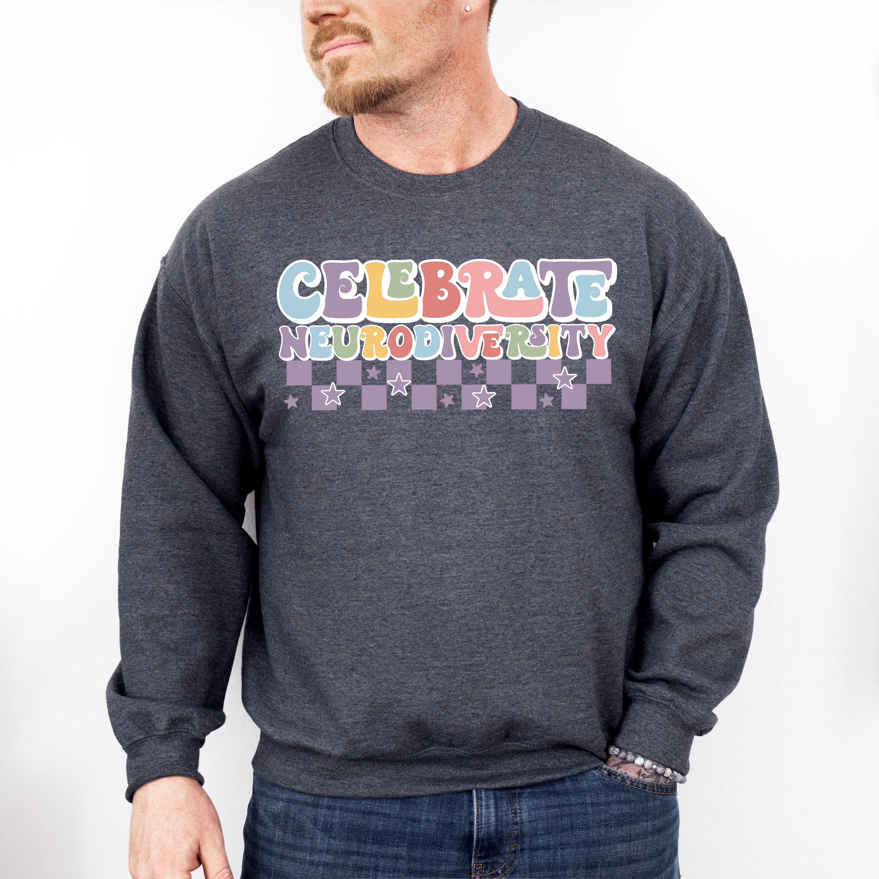 Celebrate Neurodiversity Design - Special Education Unisex Crewneck T-Shirt Sweatshirt Hoodie