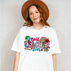 Best Teacher Ever Doodles Design - Teacher Unisex Crewneck T-Shirt Sweatshirt Hoodie
