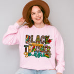 Black Teacher Magic - Teacher Unisex Crewneck T-Shirt Sweatshirt Hoodie