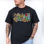 Cross and Birds Teacher Design - Teacher Unisex Crewneck T-Shirt Sweatshirt Hoodie