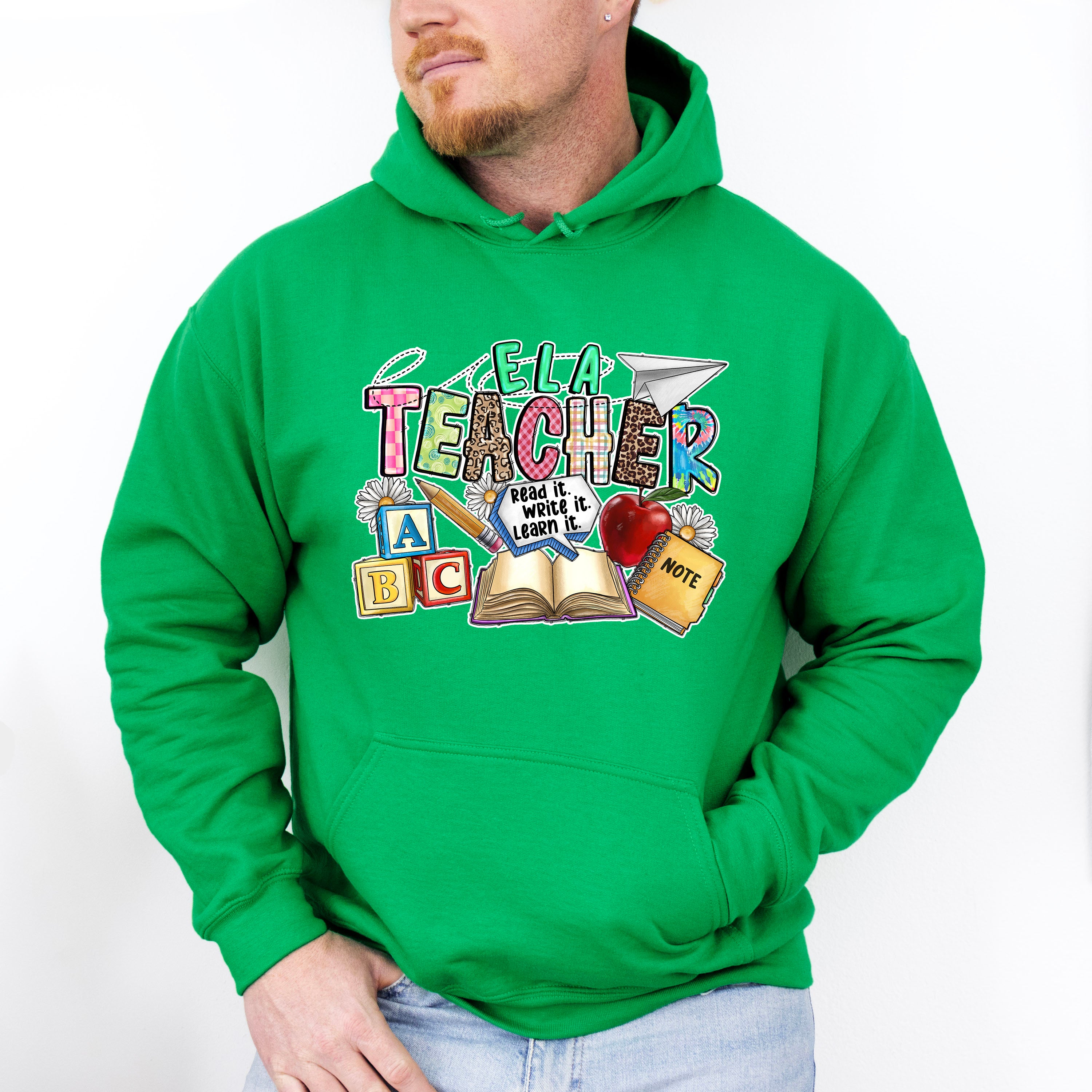 Ela Teacher Design - Teacher Unisex Crewneck T-Shirt Sweatshirt Hoodie