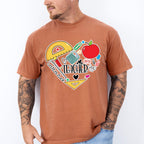 Teacher Heart Design - Teacher Unisex Crewneck T-Shirt Sweatshirt Hoodie