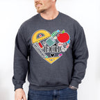 Teacher Heart Design - Teacher Unisex Crewneck T-Shirt Sweatshirt Hoodie