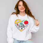 Teacher Heart Design - Teacher Unisex Crewneck T-Shirt Sweatshirt Hoodie