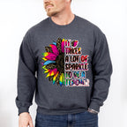 It Takes A Lot Of sparkle To Be A Teachers Design - Teacher Unisex Crewneck T-Shirt Sweatshirt Hoodie