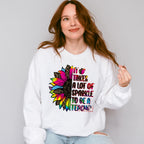 It Takes A Lot Of sparkle To Be A Teachers Design - Teacher Unisex Crewneck T-Shirt Sweatshirt Hoodie