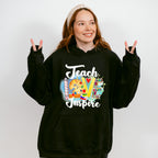 Teach Love Inspire Design - Teacher Unisex Crewneck T-Shirt Sweatshirt Hoodie