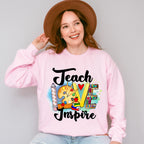 Teach Love Inspire Design - Teacher Unisex Crewneck T-Shirt Sweatshirt Hoodie