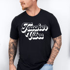 Teacher Vibes Design - Teacher Unisex Crewneck T-Shirt Sweatshirt Hoodie