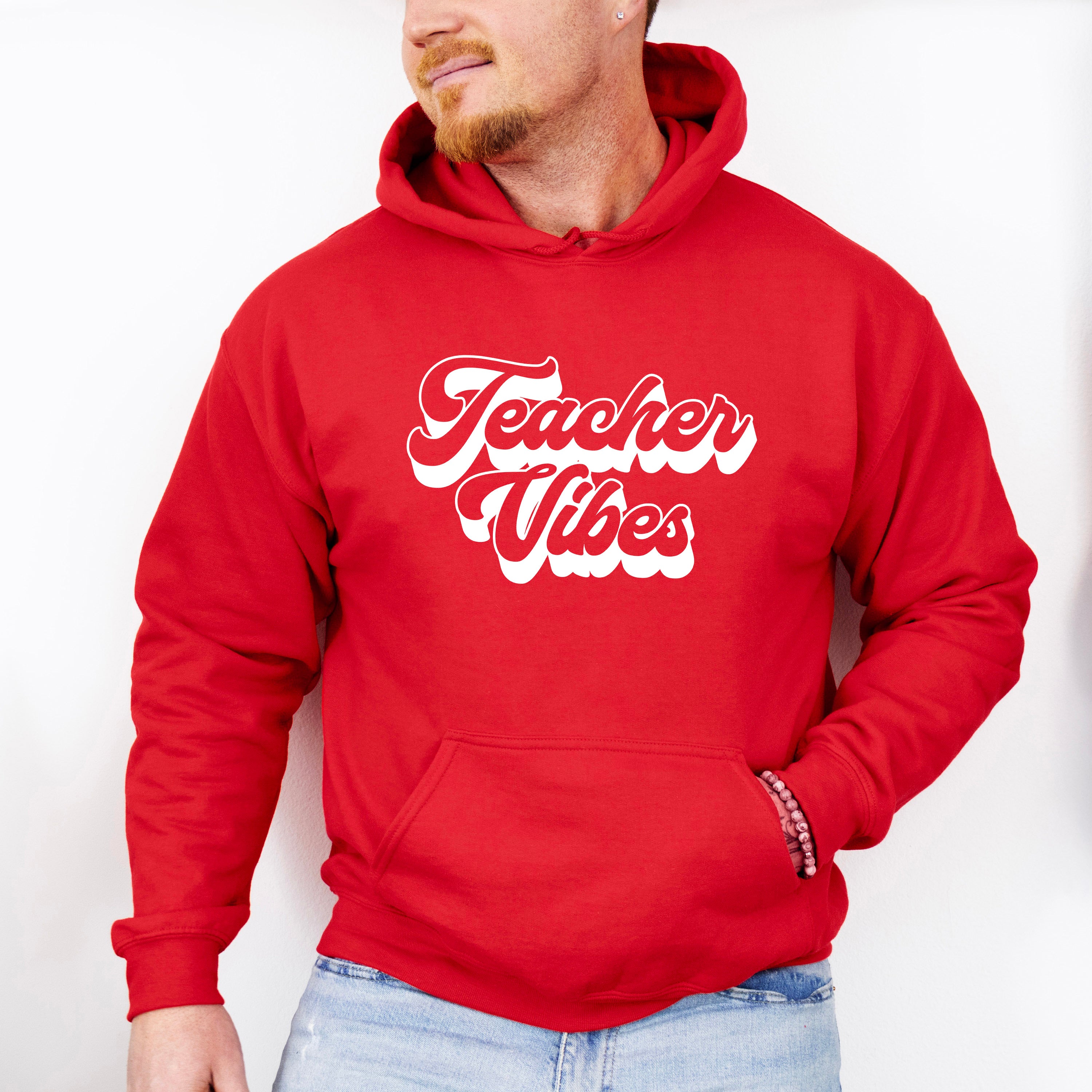 Teacher Vibes Design - Teacher Unisex Crewneck T-Shirt Sweatshirt Hoodie