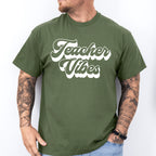 Teacher Vibes Design - Teacher Unisex Crewneck T-Shirt Sweatshirt Hoodie