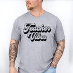 Teacher Vibes Design - Teacher Unisex Crewneck T-Shirt Sweatshirt Hoodie