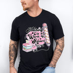 Teaching is a Work of Heart Design - Teacher Unisex Crewneck T-Shirt Sweatshirt Hoodie