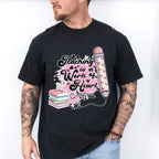 Teaching is a Work of Heart Design - Teacher Unisex Crewneck T-Shirt Sweatshirt Hoodie