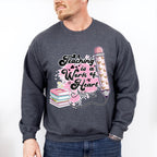 Teaching is a Work of Heart Design - Teacher Unisex Crewneck T-Shirt Sweatshirt Hoodie