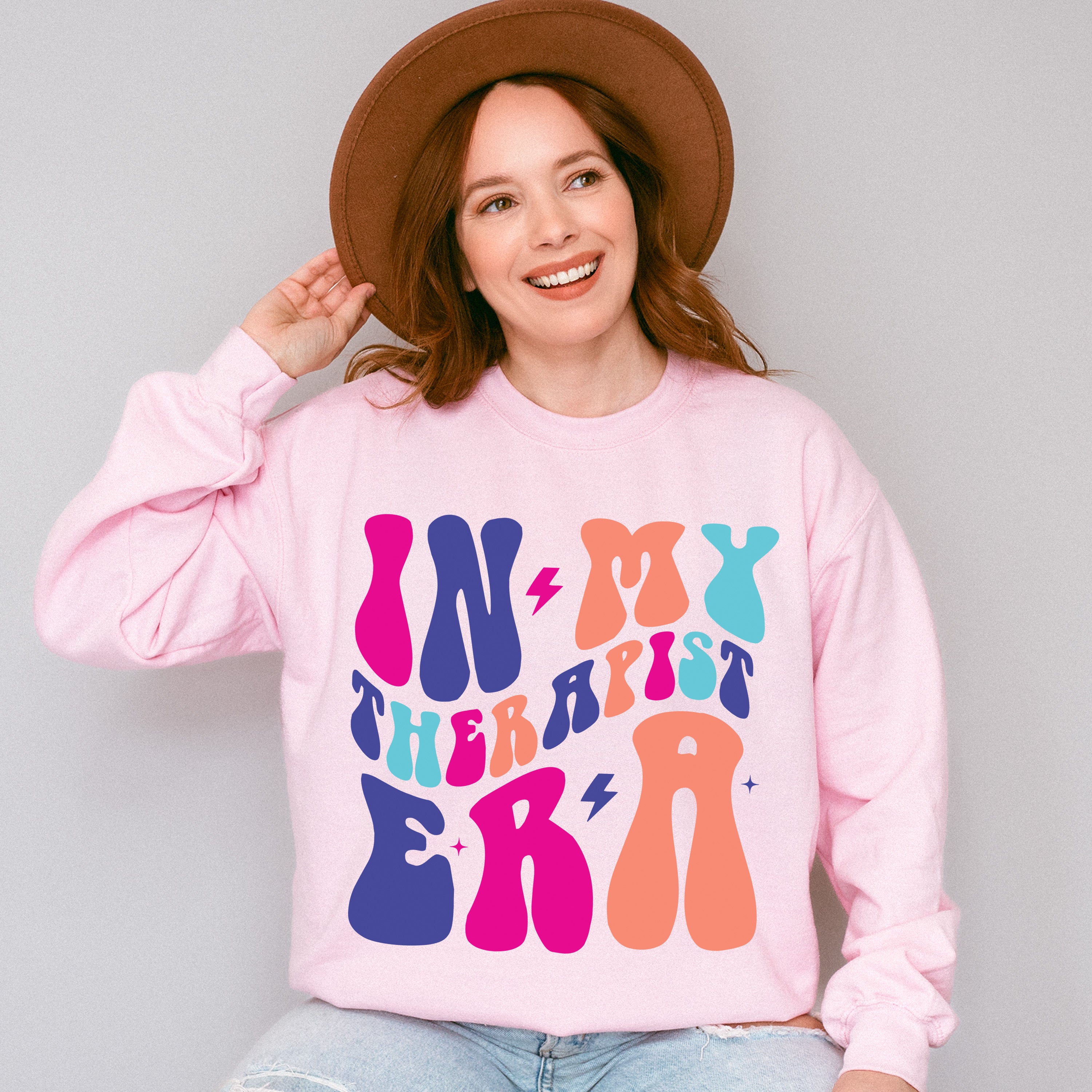 In My Therapist Era Design - Therapist Unisex Crewneck T-Shirt Sweatshirt Hoodie