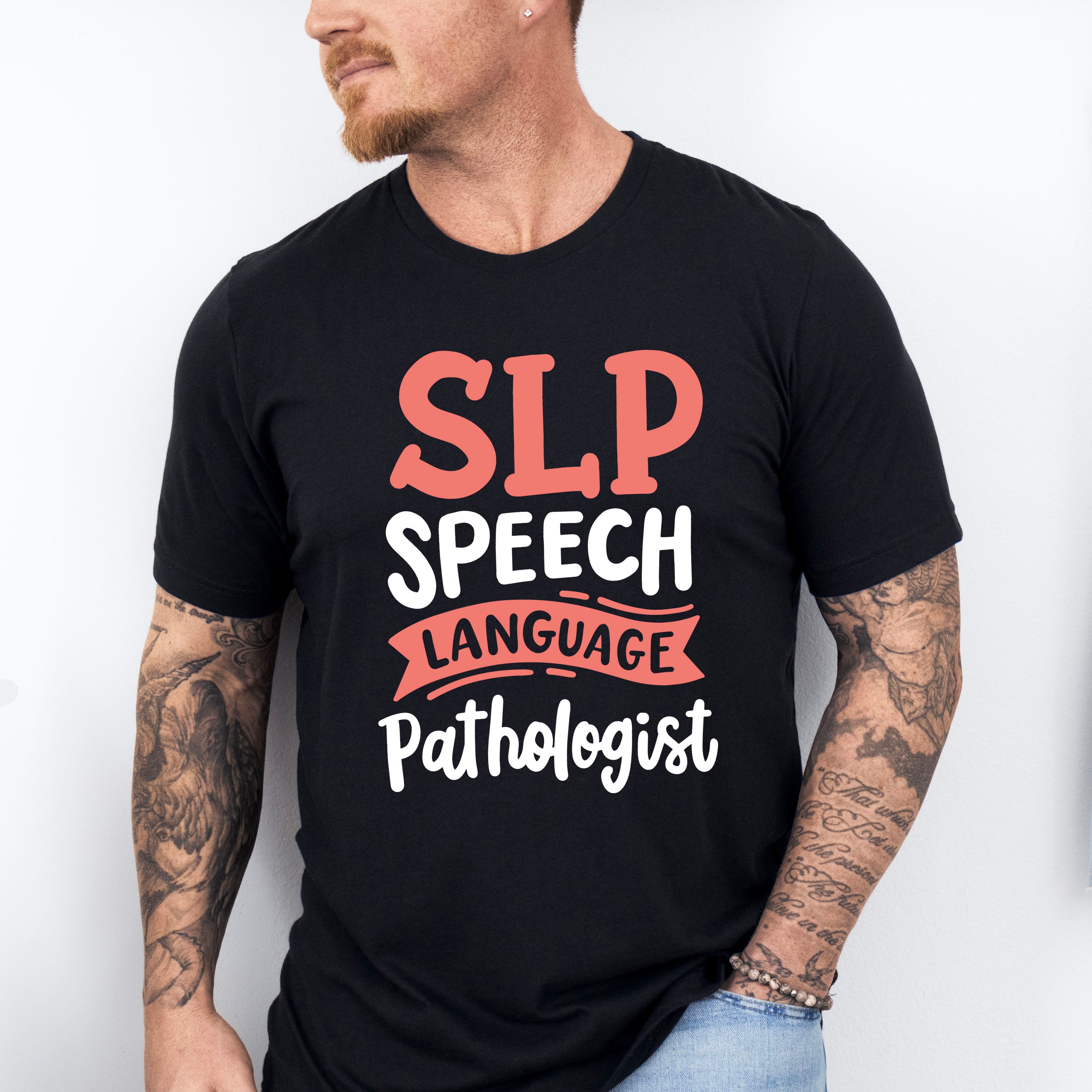 SLP Speech Language Pathologist Design - Therapy Unisex Crewneck T-Shirt Sweatshirt Hoodie
