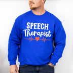 Speech Therapist Heart Design - Therapy Unisex Crewneck T-Shirt Sweatshirt Hoodie