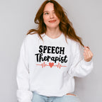 Speech Therapist Heart Design - Therapy Unisex Crewneck T-Shirt Sweatshirt Hoodie