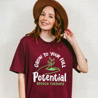 Grow To Your Full Potential Speech Therapy Design - Therapy Unisex Crewneck T-Shirt Sweatshirt Hoodie
