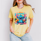 Stitch Hello Summer Design - Summer Theme Unisex Crewneck T-Shirt Sweatshirt Hoodie