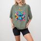 Stitch Hello Summer Design - Summer Theme Unisex Crewneck T-Shirt Sweatshirt Hoodie