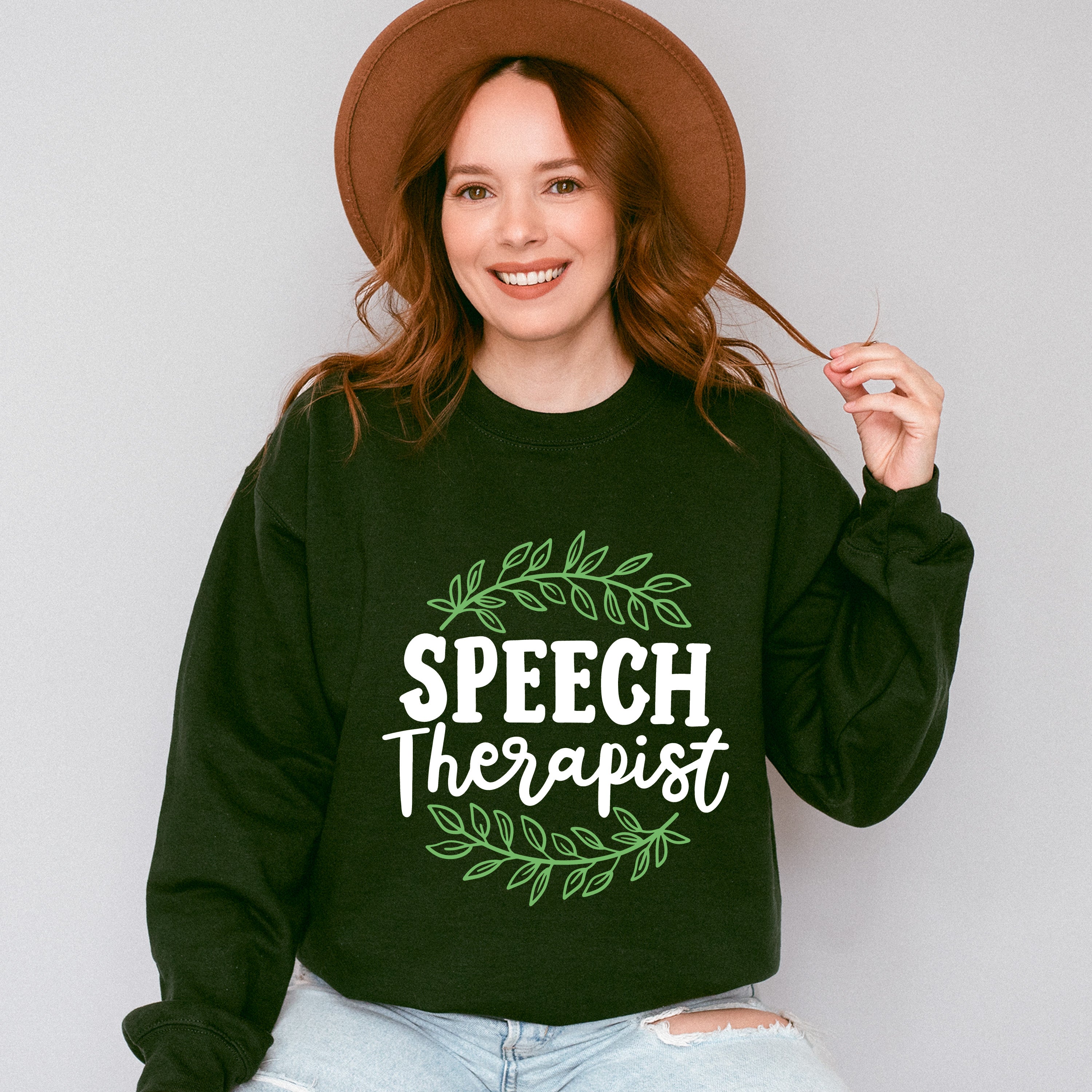 Speech Therapist  Design - Therapy Unisex Crewneck T-Shirt Sweatshirt Hoodie