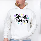 Flower Speech Therapist  Design - Therapy Unisex Crewneck T-Shirt Sweatshirt Hoodie