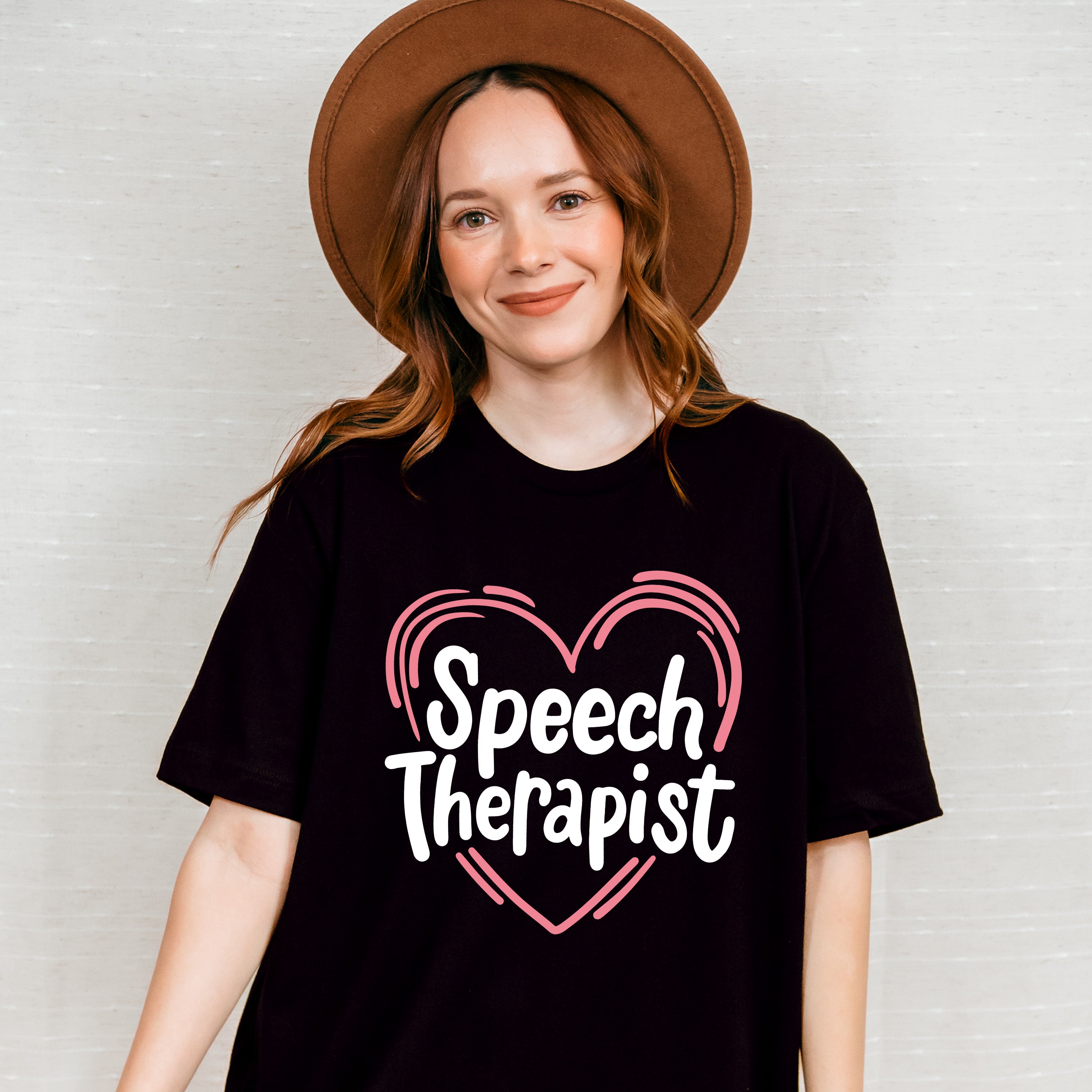 Heart Speech Therapist  Design - Therapy Unisex Crewneck T-Shirt Sweatshirt Hoodie