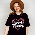 Heart Speech Therapist  Design - Therapy Unisex Crewneck T-Shirt Sweatshirt Hoodie