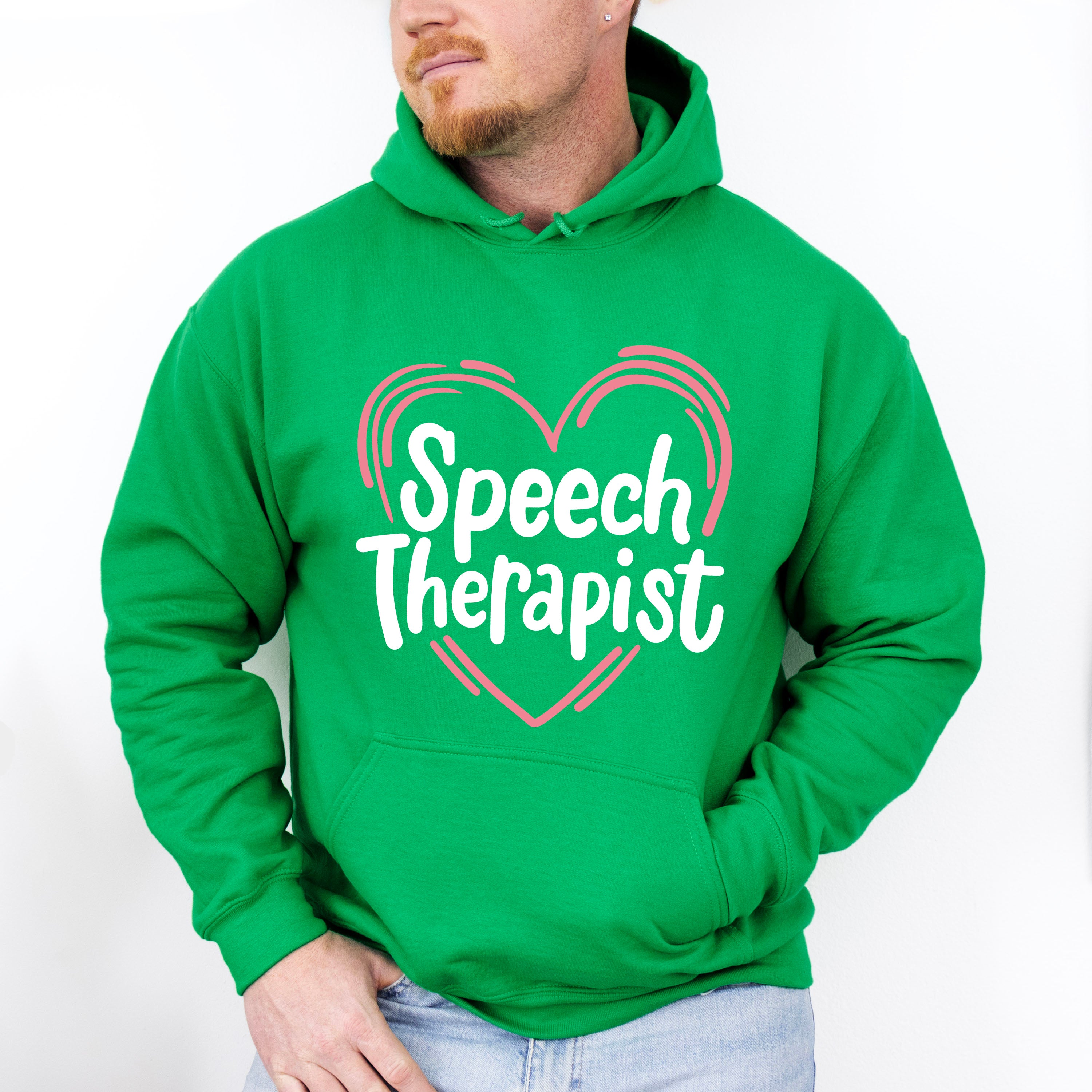 Heart Speech Therapist  Design - Therapy Unisex Crewneck T-Shirt Sweatshirt Hoodie