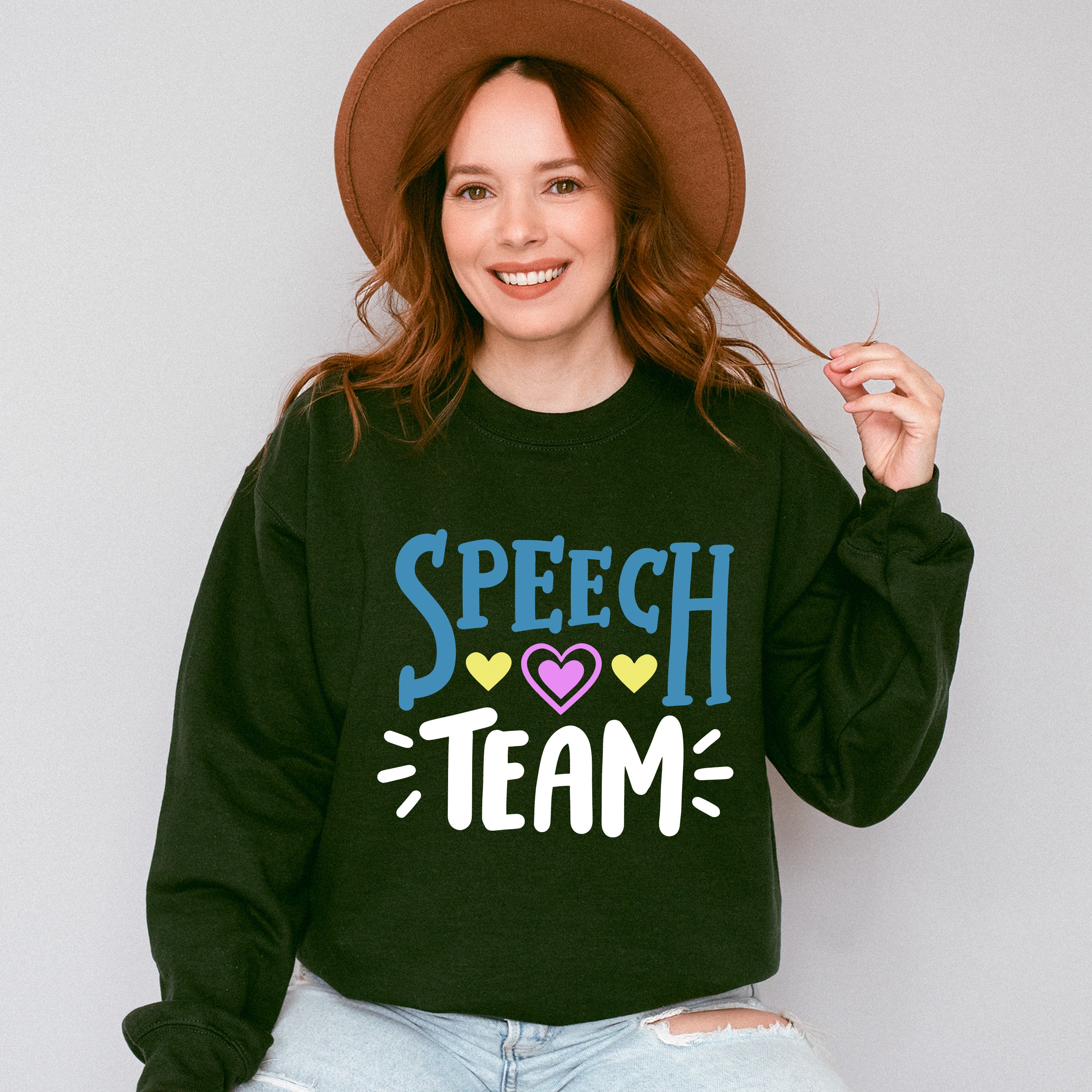 Speech Team Design - Therapy Unisex Crewneck T-Shirt Sweatshirt Hoodie