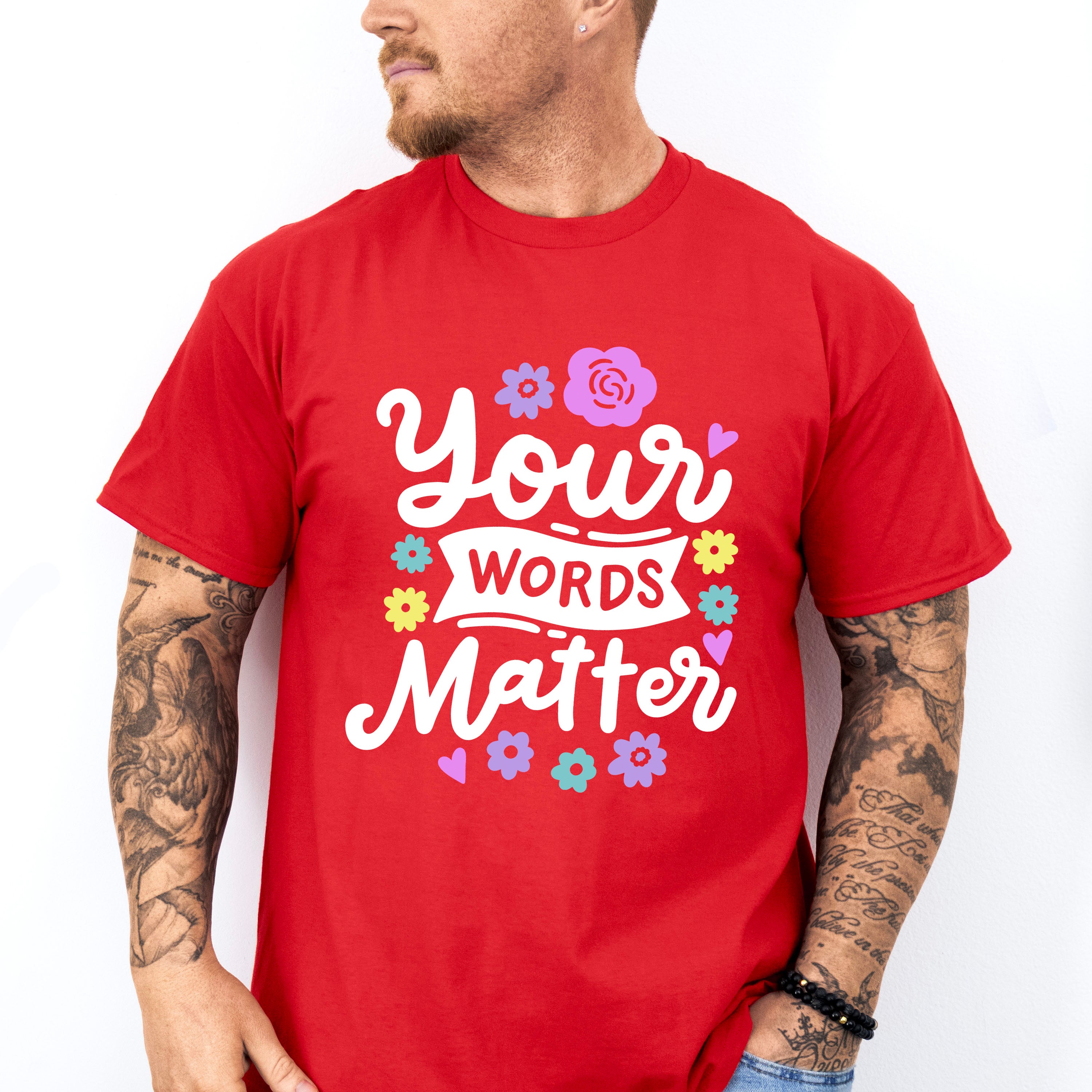 Your Words Matter Design - Therapy Unisex Crewneck T-Shirt Sweatshirt Hoodie