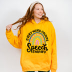Every Word Counts Speech Therapy Design - Therapy Unisex Crewneck T-Shirt Sweatshirt Hoodie