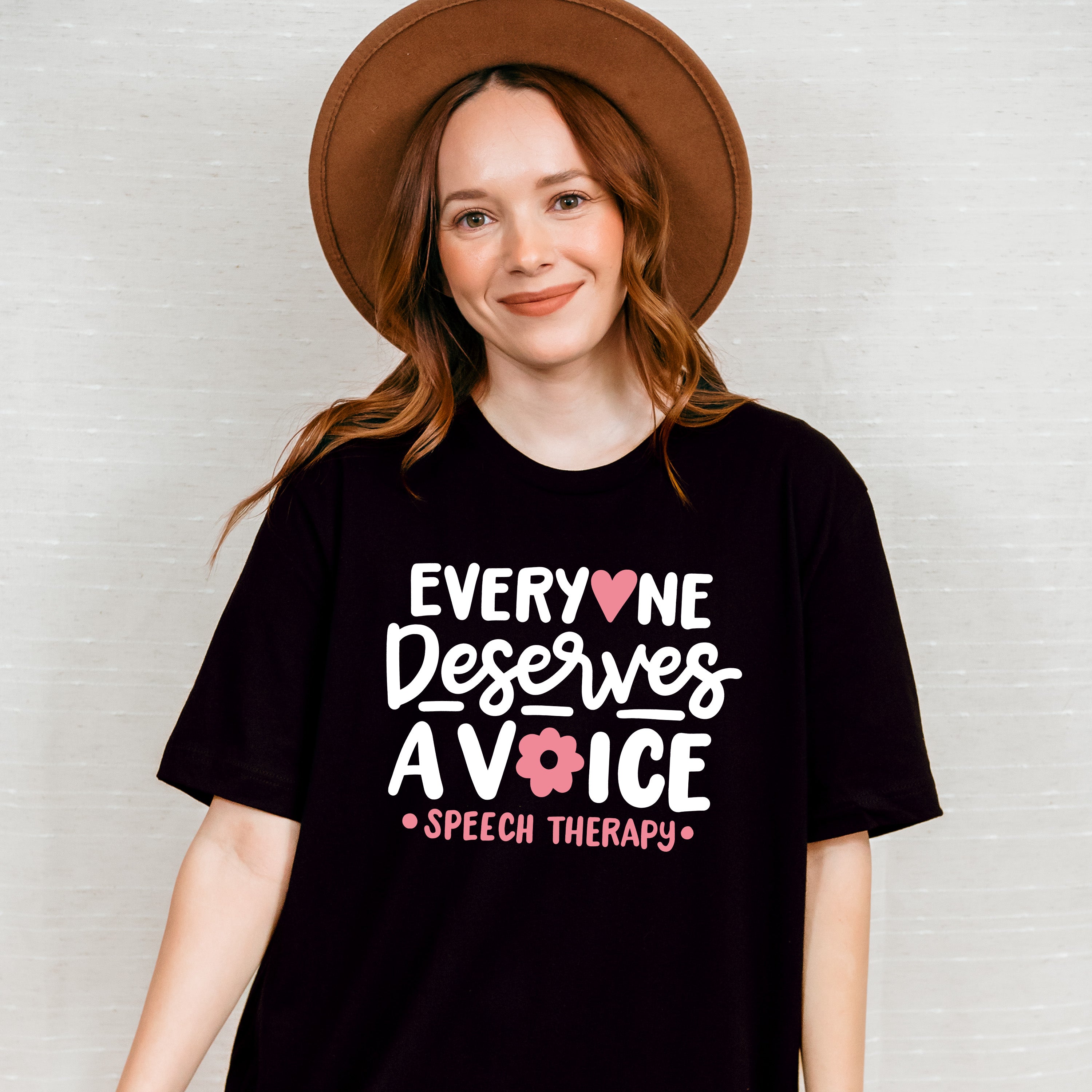 Everyone Deserves A Voice Speech Therapy Design - Therapy Unisex Crewneck T-Shirt Sweatshirt Hoodie